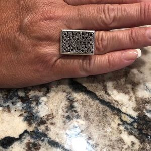 Vintage sterling silver Brighton ring sz 7